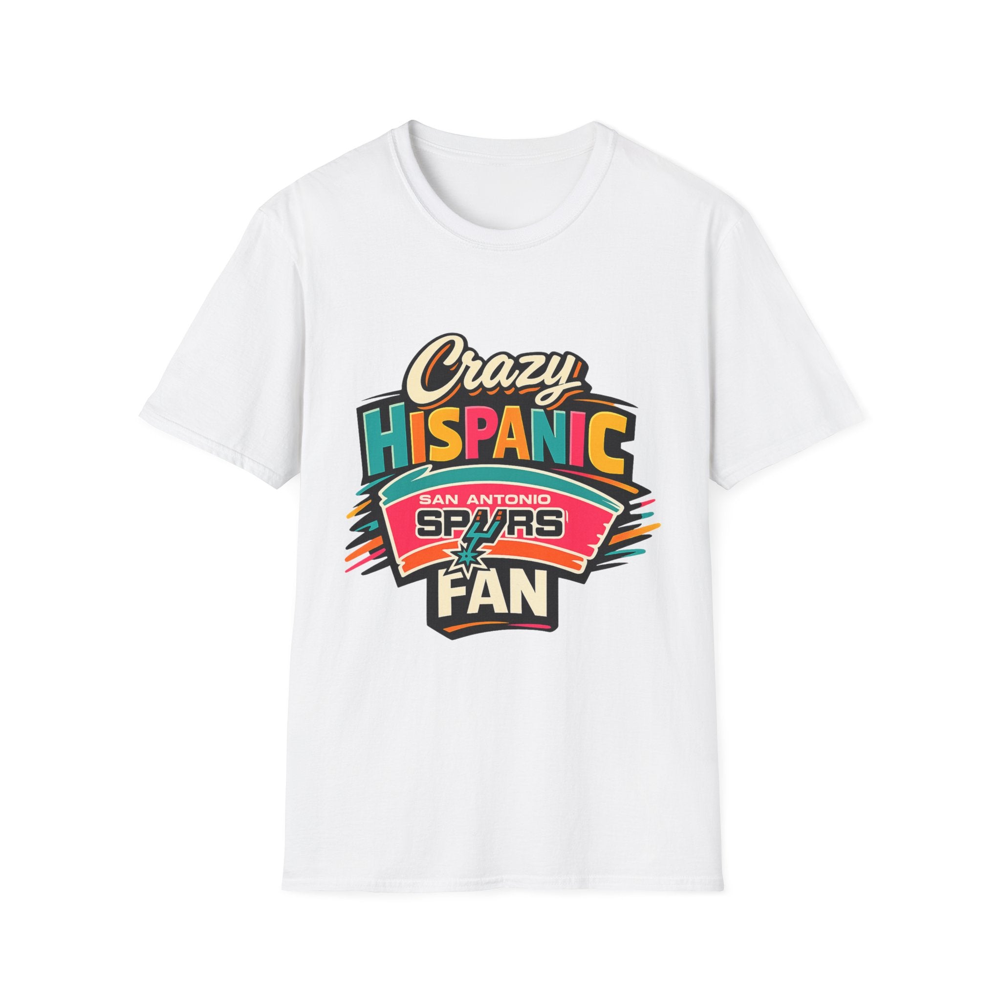 Crazy Hispanic Spurs Fan T-Shirt — San Antonio Basketball Pride