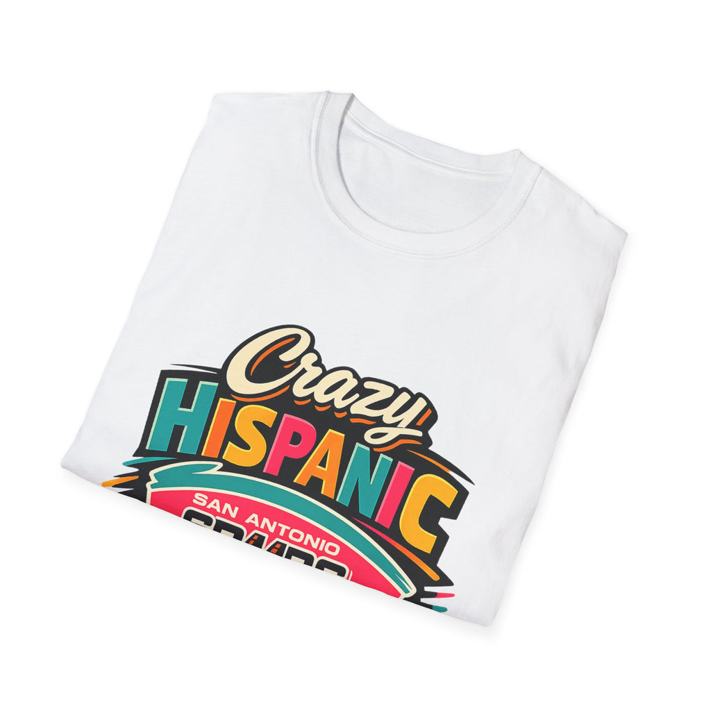 Crazy Hispanic Spurs Fan T-Shirt — San Antonio Basketball Pride
