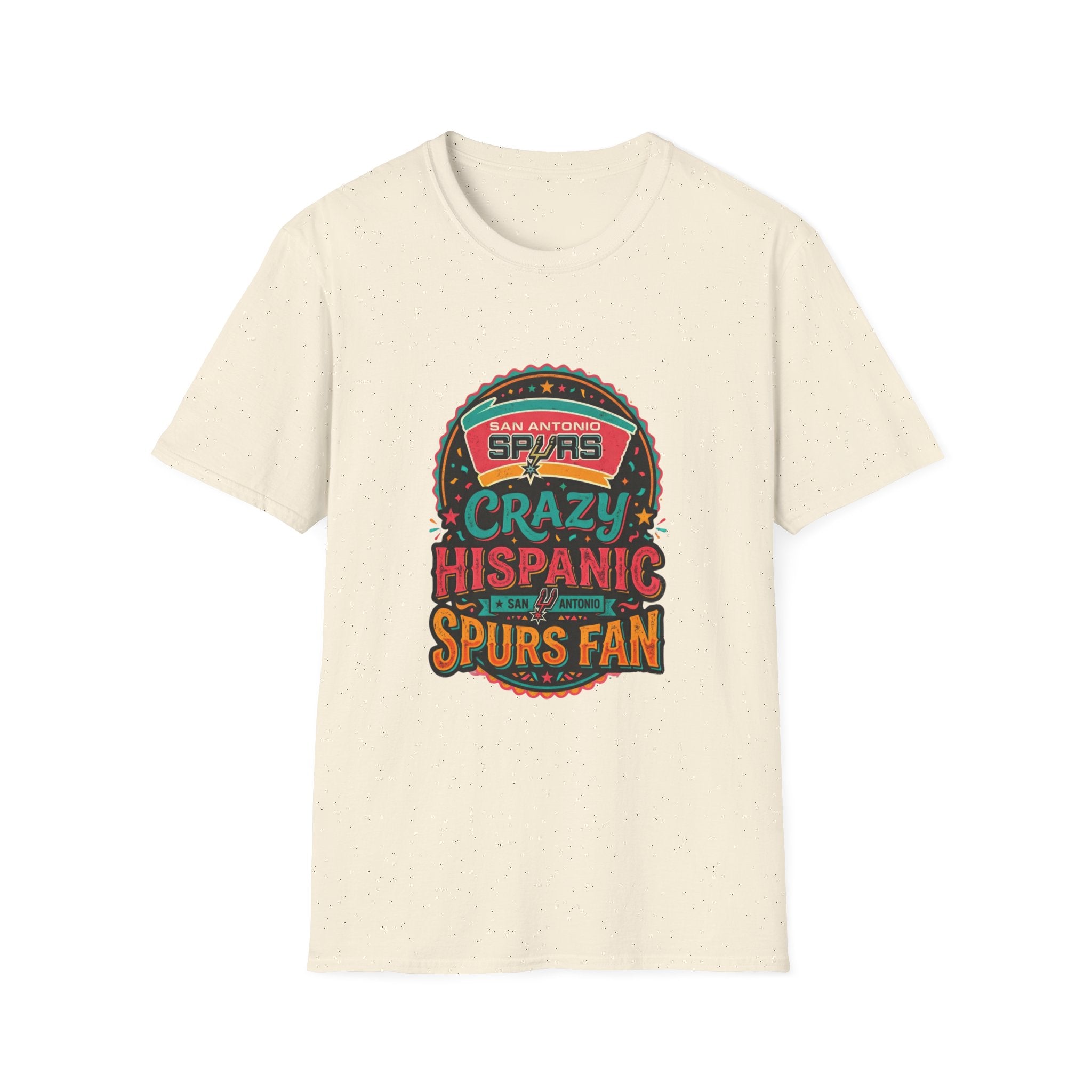 Crazy Hispanic Spurs Fan T-Shirt — San Antonio Basketball Tee