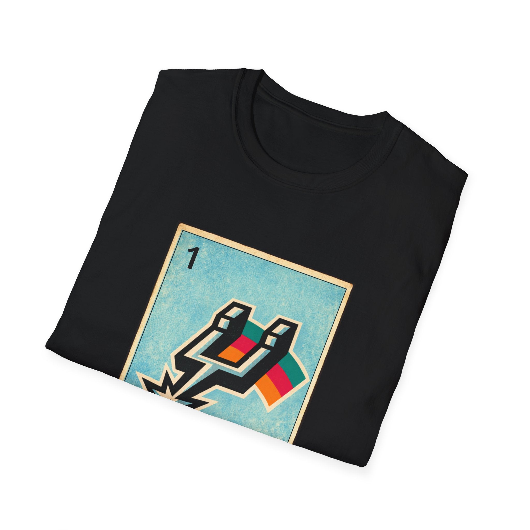T-Shirt — La Crazy Hispanic Fan Lotería Card Graphic